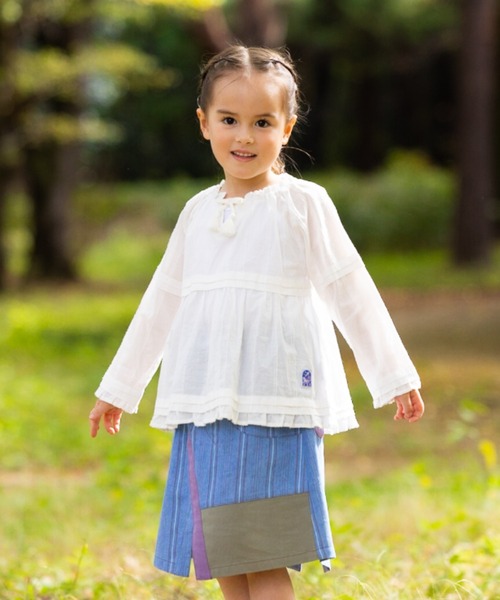 【セール】フリンジジャガード長袖ブラウス（シャツ/ブラウス）｜zuppa di zucca（ズッパ デ ズッカ）