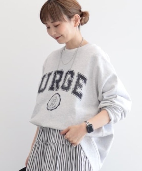 AMERICAN HOLIC（アメリカンホリック）の「ロゴプリントスウェット（スウェット・レディース・ホワイト系その他・M/L）」の2枚目の写真