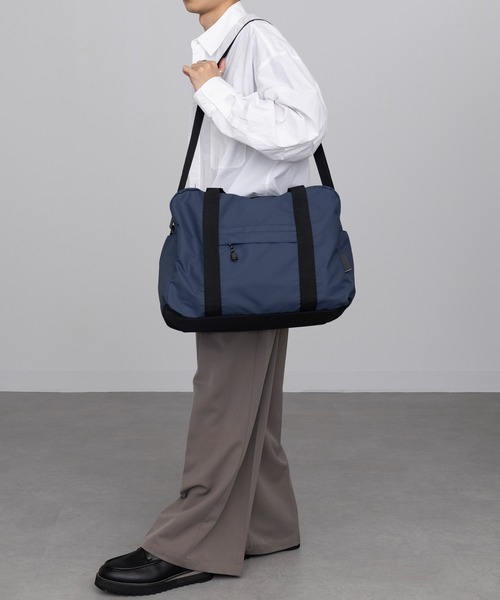 セール】【FORECAST】防水コーティングトートバッグ ボストンバッグ