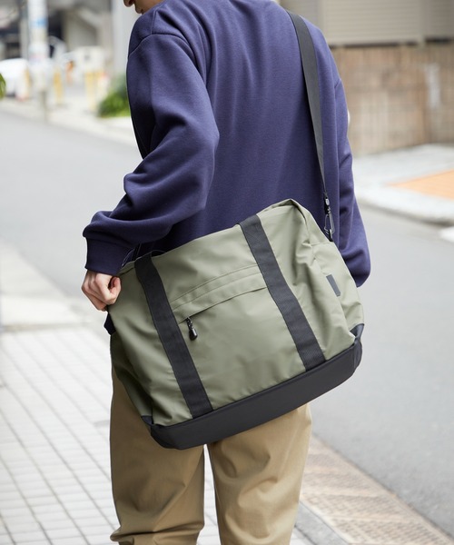 FORECAST(フォーキャスト)の「【FORECAST】防水コーティングトートバッグ ボストンバッグ キャンプ アウトドア 旅行 雨の日 9141(ボストンバッグ・メンズ・ブラック/オリーブ/ネイビー・FREE)」の22枚目の写真