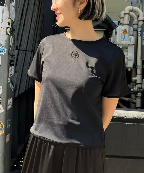 Candy Stripper(キャンディストリッパー)の「CND COMPACT Tシャツ(Tシャツ/カットソー・レディース・ブラック/ブラック系その他/オフホワイト・2)」の3枚目の写真