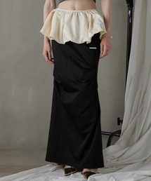 PRANK PROJECT | ペプラムマキシスカート / Peplum Maxi Skirt(スカート)