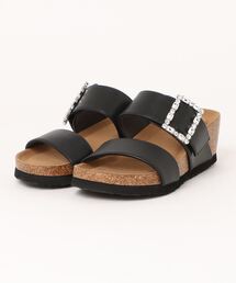 UnReef｜アンリーフのサンダル（ブラック/黒色系・ビジュー）通販