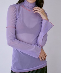 HIGH NECK TULLE TOPS / ハイネックチュールトップス
