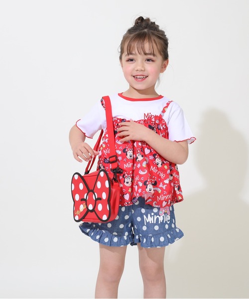 Disney(ディズニー)の「ディズニー キャラクターモチーフショルダーバッグ 9280(ショルダーバッグ・キッズ・その他9/ブラック×レッド・ONE SIZE)」の8枚目の写真