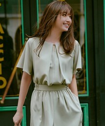 ANY SIS | 【接触冷感・UVカット・吸水速乾】サラキレイ ブラウス(シャツ/ブラウス)