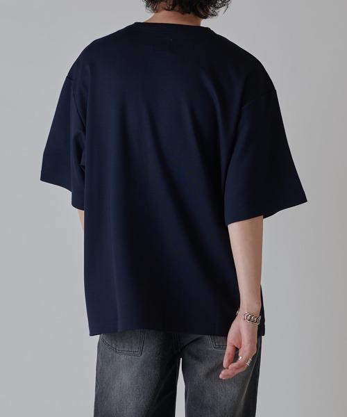 Lui's（ルイス）の「PARIS エンブロイダリー T（Tシャツ/カットソー・メンズ・ホワイト/ネイビー/ブラック・M/S）」の8枚目の写真