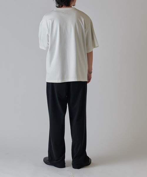 Lui's（ルイス）の「PARIS エンブロイダリー T（Tシャツ/カットソー・メンズ・ホワイト/ネイビー/ブラック・M/S）」の21枚目の写真
