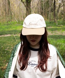S'more（スモア）の「S'more crew cap 刺繍ロゴ綿100％キャップ（キャップ）」