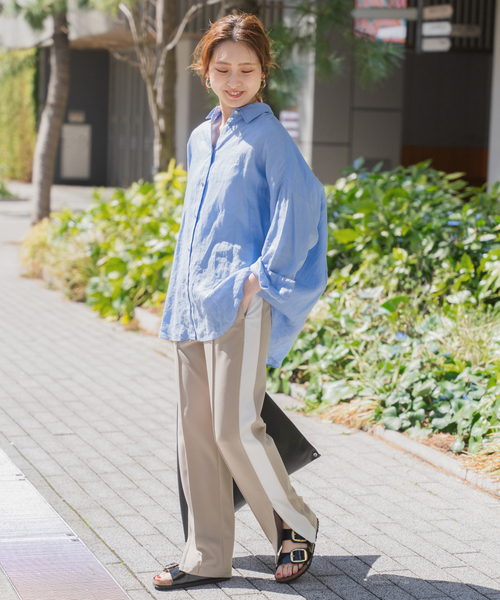 スピック＆スパン　マットジャージートラックパンツ Spick & Span（スピックアンドスパン）の「マットジャージー