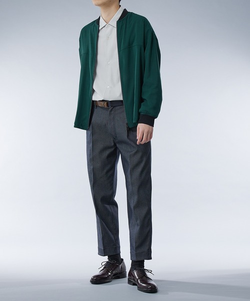 UNITED TOKYO（ユナイテッドトウキョウ）の「キュプラMA-1（ブルゾン・メンズ・ダークグリーン/ブラック・1/2）」の8枚目の写真