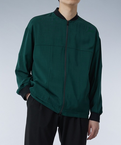 UNITED TOKYO（ユナイテッドトウキョウ）の「キュプラMA-1（ブルゾン・メンズ・ダークグリーン/ブラック・1/2）」の11枚目の写真