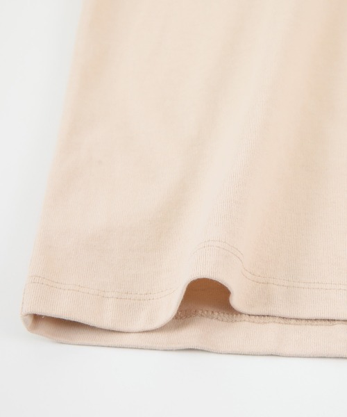 titivate（ティティベイト）の「モックネックフレンチスリーブTシャツ（Tシャツ/カットソー・レディース・ピンク/ベージュ/ブラック/オフホワイト・M）」の18枚目の写真