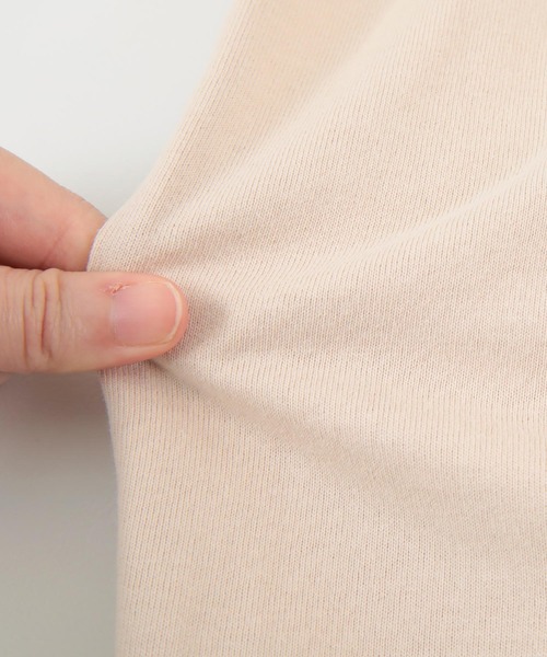 titivate（ティティベイト）の「モックネックフレンチスリーブTシャツ（Tシャツ/カットソー・レディース・ピンク/ベージュ/ブラック/オフホワイト・M）」の19枚目の写真