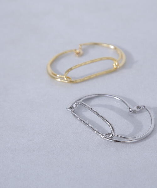 N.（N. Natural Beauty Basic）（エヌエヌナチュラルビューティーベーシック）の「フロントスクエアブレスレット（ネックレス・レディース・シルバー/ゴールド・FREE）」の3枚目の写真