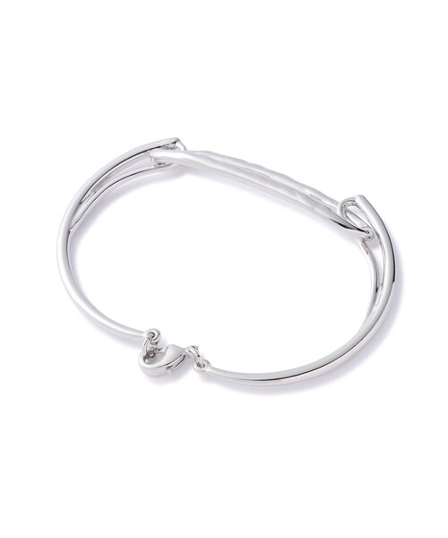 N.（N. Natural Beauty Basic）（エヌエヌナチュラルビューティーベーシック）の「フロントスクエアブレスレット（ネックレス・レディース・シルバー/ゴールド・FREE）」の5枚目の写真