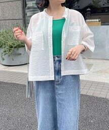 fredy emue | 【新色登場】半袖シアーシャツ(シャツ/ブラウス)