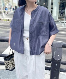 【新色登場】半袖シアーシャツ
