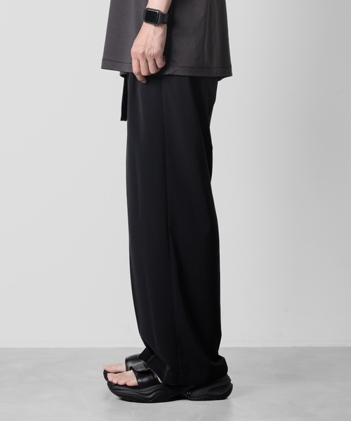 ATTACHMENT（アタッチメント）の「【 直営店・ZOZOTOWN限定 】ソルビアツイル ベルテッドワイドトラウザーズ / SORIBIA TWILL BELTED WIDE TROUSERS（スラックス・メンズ・ブラック/ダークグレー・1/2/3）」の20枚目の写真