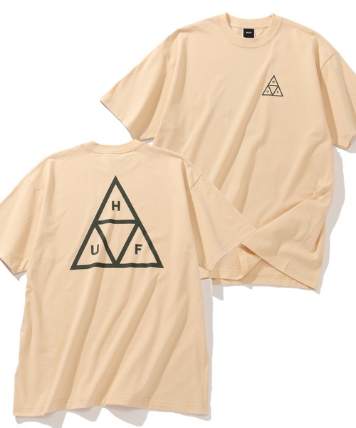 HUF(ハフ)の「【HUF/ハフ】SET TT S/S TEE(ロゴ ショートスリーブTシャツ)(Tシャツ/カットソー・メンズ・ホワイト/ブラック/ダークブルー/ライトブルー/クリーム/セージグリーン・S/M/L/XL/XXL)」の3枚目の写真