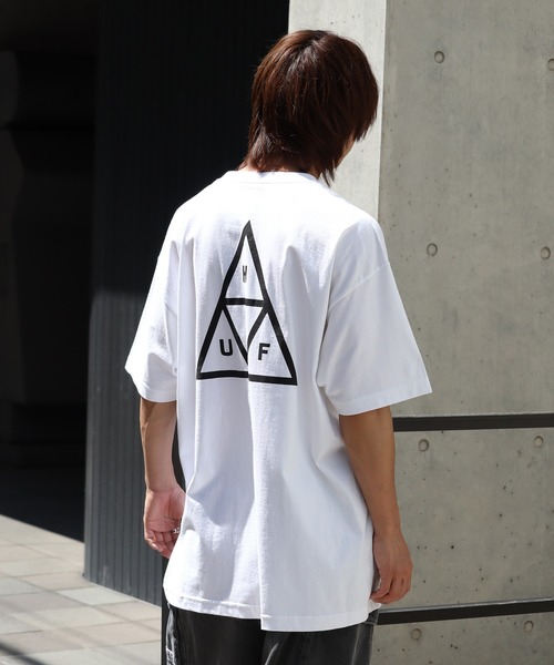 HUF(ハフ)の「【HUF/ハフ】SET TT S/S TEE(ロゴ ショートスリーブTシャツ)(Tシャツ/カットソー・メンズ・ホワイト/ブラック/ダークブルー/ライトブルー/クリーム/セージグリーン・S/M/L/XL/XXL)」の7枚目の写真
