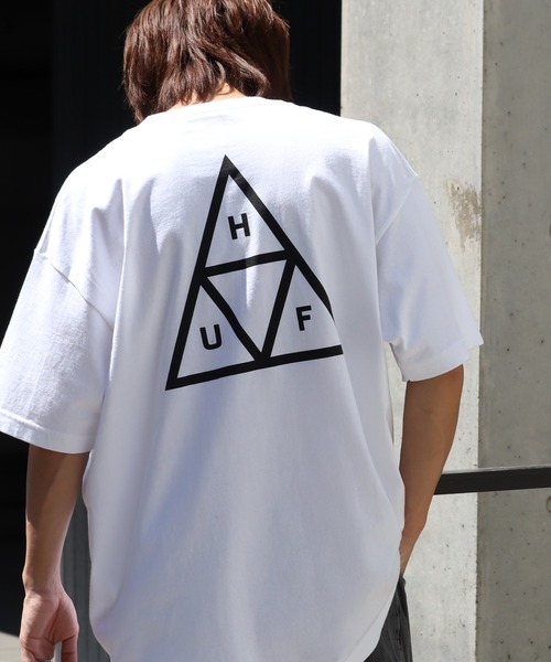 HUF(ハフ)の「【HUF/ハフ】SET TT S/S TEE(ロゴ ショートスリーブTシャツ)(Tシャツ/カットソー・メンズ・ホワイト/ブラック/ダークブルー/ライトブルー/クリーム/セージグリーン・S/M/L/XL/XXL)」の8枚目の写真