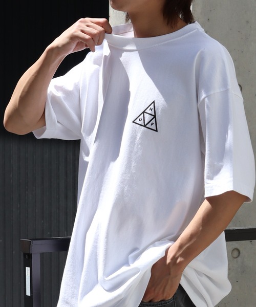 HUF(ハフ)の「【HUF/ハフ】SET TT S/S TEE(ロゴ ショートスリーブTシャツ)(Tシャツ/カットソー・メンズ・ホワイト/ブラック/ダークブルー/ライトブルー/クリーム/セージグリーン・S/M/L/XL/XXL)」の9枚目の写真