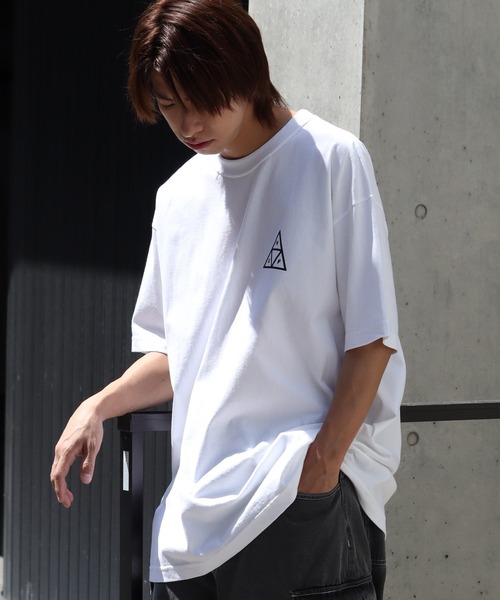 HUF(ハフ)の「【HUF/ハフ】SET TT S/S TEE(ロゴ ショートスリーブTシャツ)(Tシャツ/カットソー・メンズ・ホワイト/ブラック/ダークブルー/ライトブルー/クリーム/セージグリーン・S/M/L/XL/XXL)」の10枚目の写真