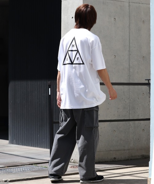 HUF(ハフ)の「【HUF/ハフ】SET TT S/S TEE(ロゴ ショートスリーブTシャツ)(Tシャツ/カットソー・メンズ・ホワイト/ブラック/ダークブルー/ライトブルー/クリーム/セージグリーン・S/M/L/XL/XXL)」の12枚目の写真