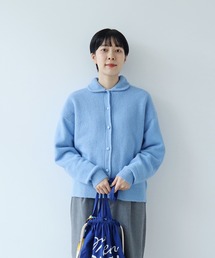 PAR ICI（パーリッシィ）の「ウールナイロン 襟付きカーディガン（カーディガン/ボレロ・レディース）」