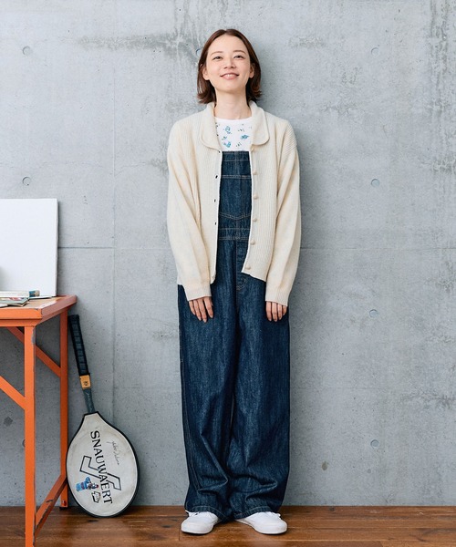 【BALLY】ミックスウール襟付きカーディガン PAR ICI（パーリッシィ）の「ウールナイロン 襟付きカーディガン