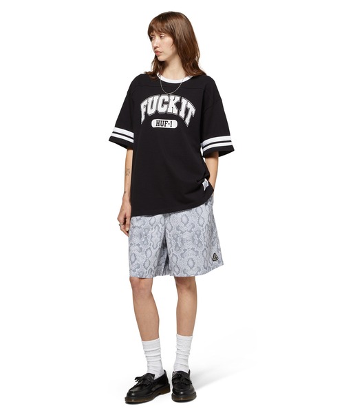 HUF(ハフ)の「FUCK IT FOOTBALL SHIRT / HUF ハフ フットボール シャツ(Tシャツ/カットソー・メンズ・ブラック/アイボリー/ブラウン系その他・SMALL/XX-LARGE/X-LARGE/LARGE/MEDIUM)」の17枚目の写真