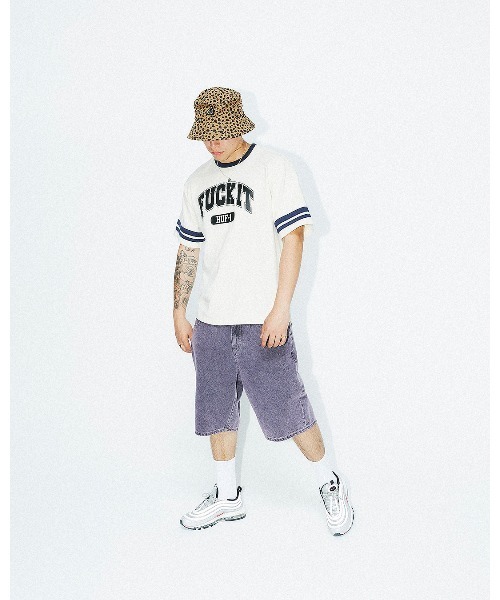 HUF(ハフ)の「FUCK IT FOOTBALL SHIRT / HUF ハフ フットボール シャツ(Tシャツ/カットソー・メンズ・ブラック/アイボリー/ブラウン系その他・SMALL/XX-LARGE/X-LARGE/LARGE/MEDIUM)」の10枚目の写真