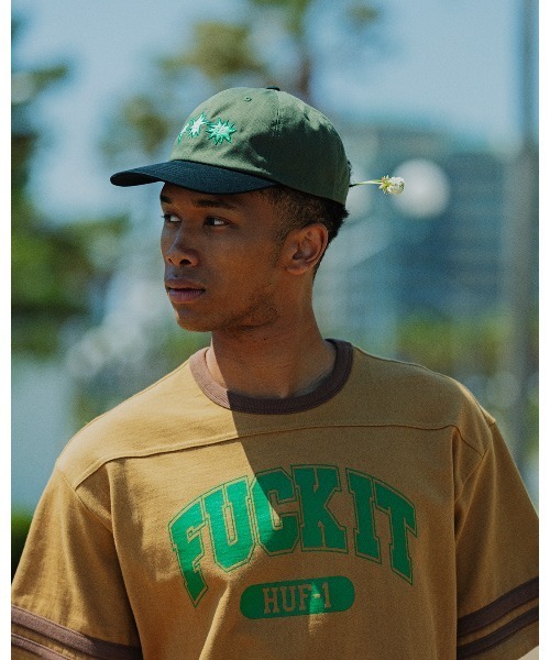 HUF(ハフ)の「FUCK IT FOOTBALL SHIRT / HUF ハフ フットボール シャツ(Tシャツ/カットソー・メンズ・ブラック/アイボリー/ブラウン系その他・SMALL/XX-LARGE/X-LARGE/LARGE/MEDIUM)」の5枚目の写真
