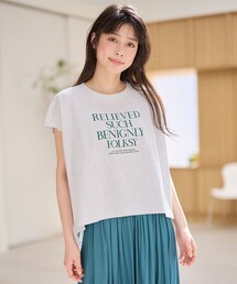 フレンチスリーブロゴTシャツ