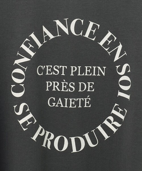 ANY(エニィ)の「フレンチスリーブロゴTシャツ(Tシャツ/カットソー・レディース・アイボリー系/グレー系/ピンク系/ライトグレー系・2/3)」の11枚目の写真