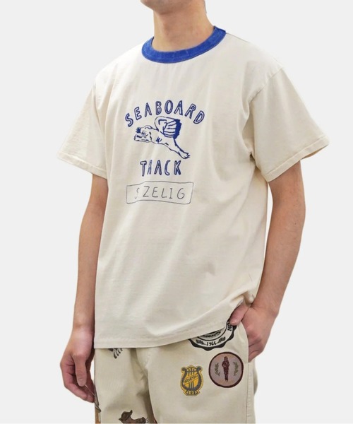 samuel zelig（サミュエルゼリグ）の「【samuel zelig】 Track Tee（Tシャツ/カットソー・メンズ・ナチュラル・MEDIUM/X-LARGE）」の4枚目の写真