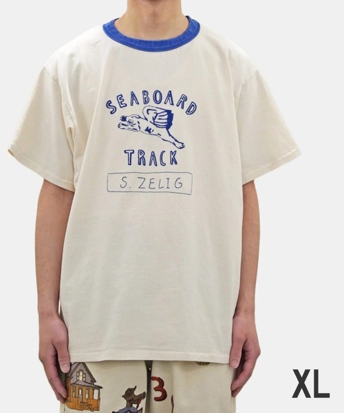 samuel zelig（サミュエルゼリグ）の「【samuel zelig】 Track Tee（Tシャツ/カットソー・メンズ・ナチュラル・MEDIUM/X-LARGE）」の5枚目の写真