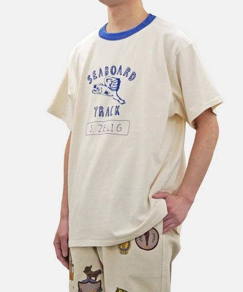 samuel zelig（サミュエルゼリグ）の「【samuel zelig】 Track Tee（Tシャツ/カットソー・メンズ・ナチュラル・MEDIUM/X-LARGE）」の6枚目の写真