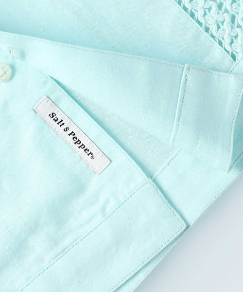 Salt&Pepper（ソルトアンドペッパー）の「【Salt&Pepper】キューバシャツ（シャツ/ブラウス・メンズ・ライム/オレンジ/ダークグレー・M/L/XL）」の21枚目の写真