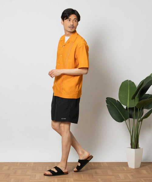 Salt&Pepper（ソルトアンドペッパー）の「【Salt&Pepper】キューバシャツ（シャツ/ブラウス・メンズ・ライム/オレンジ/ダークグレー・M/L/XL）」の11枚目の写真