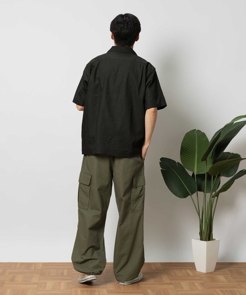 Salt&Pepper（ソルトアンドペッパー）の「【Salt&Pepper】キューバシャツ（シャツ/ブラウス・メンズ・ライム/オレンジ/ダークグレー・M/L/XL）」の6枚目の写真