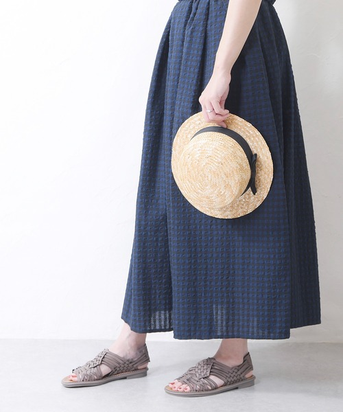 gosh(ゴッシュ/Ladies) レザー編みこみサンダルFABIOLA(0107C