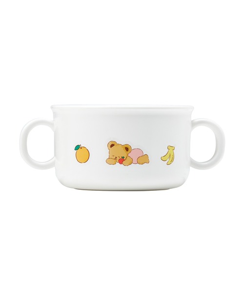 MIKI HOUSE（ミキハウス）の「テーブルウェア　5点セット（マグ/哺乳瓶/お食事グッズ・キッズ・ホワイト・ONE SIZE）」の5枚目の写真