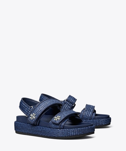 TORY BURCH（トリーバーチ）の「キラ スポーツサンダル（サンダル・レディース・ナチュラル/ブラック/ネイビー・23.5cm/23cm/22.5cm/25cm/24.5cm/24cm/25.5cm）」の3枚目の写真