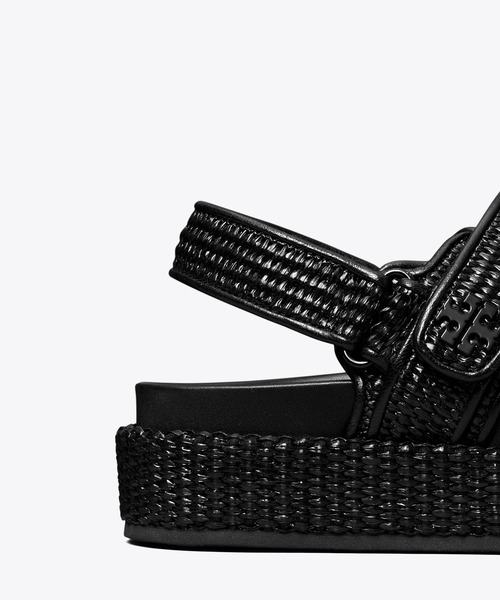 TORY BURCH（トリーバーチ）の「キラ スポーツサンダル（サンダル・レディース・ナチュラル/ブラック/ネイビー・23.5cm/23cm/22.5cm/25cm/24.5cm/24cm/25.5cm）」の9枚目の写真