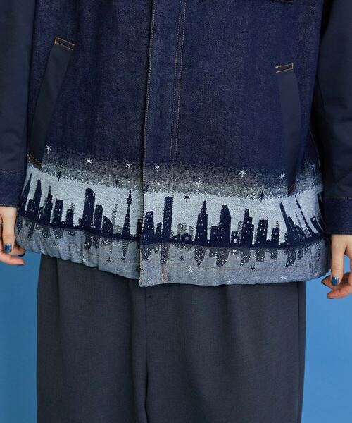 FRAPBOIS（フラボア）の「イブニングタウン ジャケット（デニムジャケット・レディース・ネイビー/ブルー・2/1）」の9枚目の写真