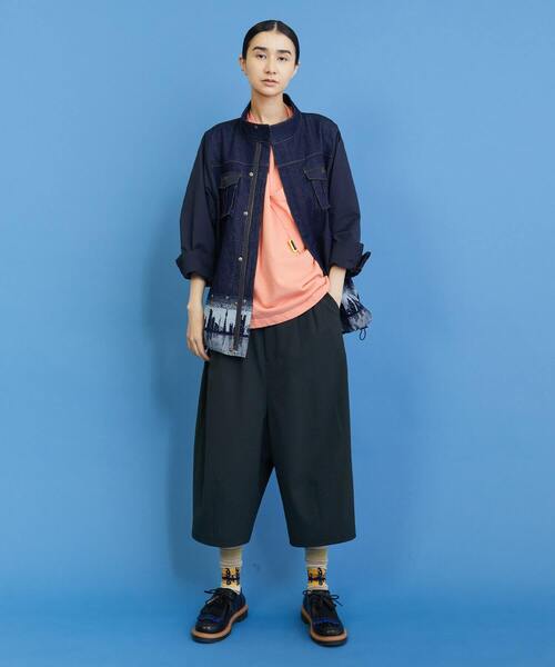 FRAPBOIS（フラボア）の「イブニングタウン ジャケット（デニムジャケット・レディース・ネイビー/ブルー・2/1）」の17枚目の写真