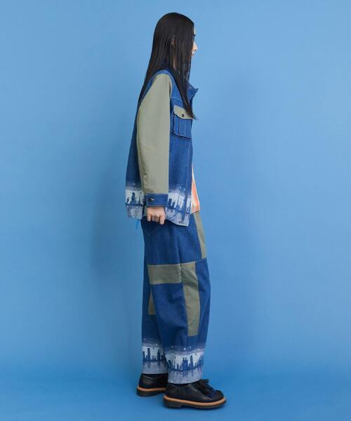 FRAPBOIS（フラボア）の「イブニングタウン ジャケット（デニムジャケット・レディース・ネイビー/ブルー・2/1）」の22枚目の写真