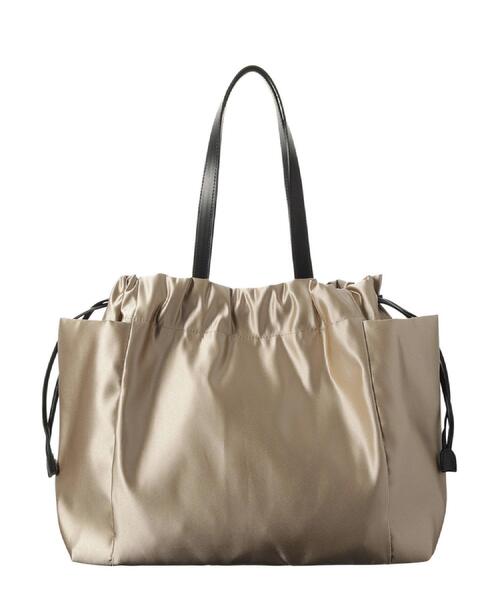 HIROKO HAYASHI（ヒロコハヤシ）の「LUINI SATINE（ルイーニ サティーネ）トートバッグ（トートバッグ・レディース・ブラック/ダークグレー/ライトグレー/サンドベージュ・00）」の7枚目の写真
